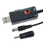 Кабель питания USB 5V to DC 9V/12V 5.5*2.1/3,5*1,35mm (KWS-912V)