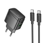 Сетевое зарядное Hoco CS61A | 1USB/1Type-C, 30W/3A, QC/PD